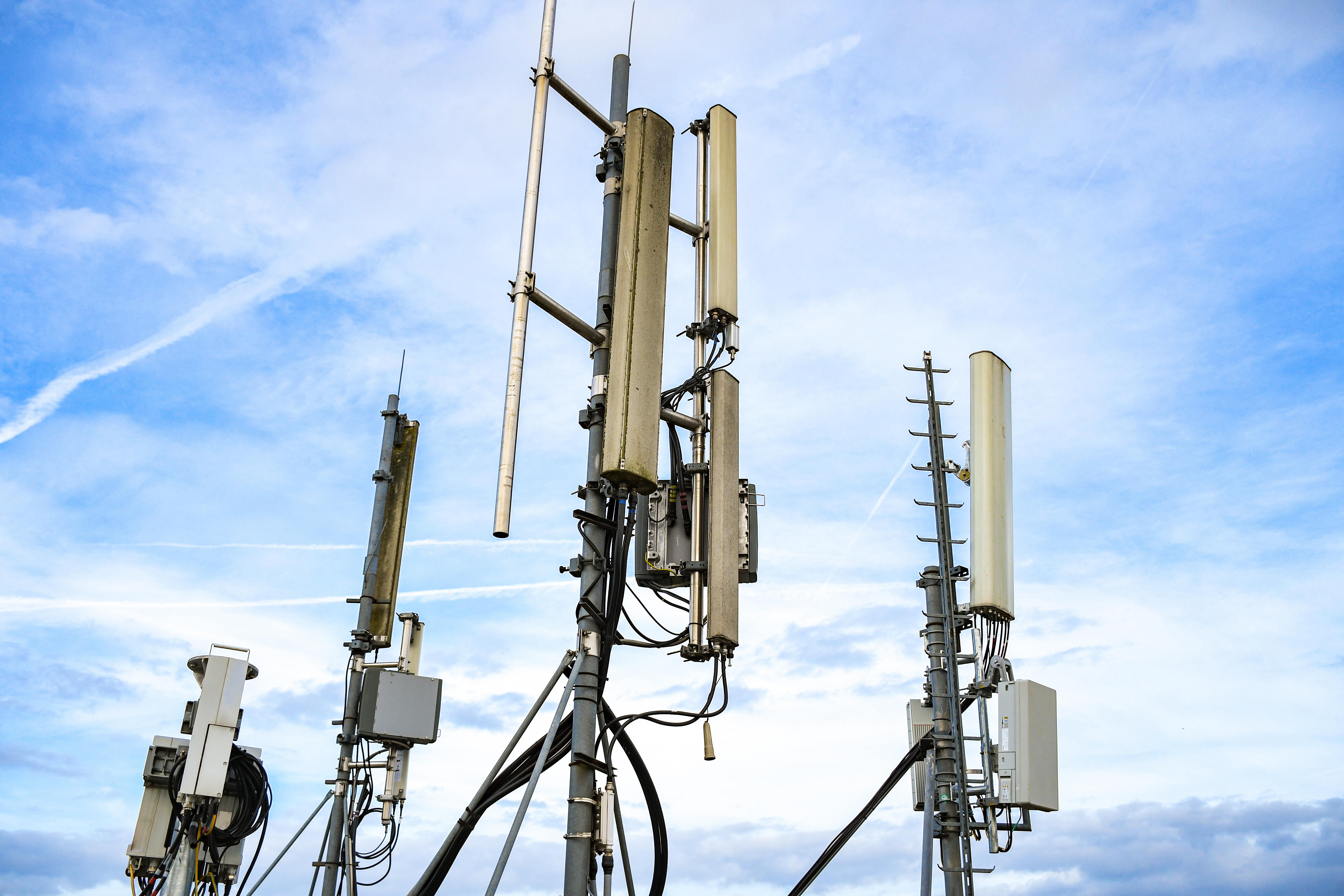 cell towers, air pollution